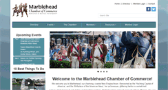 Desktop Screenshot of marbleheadchamber.org